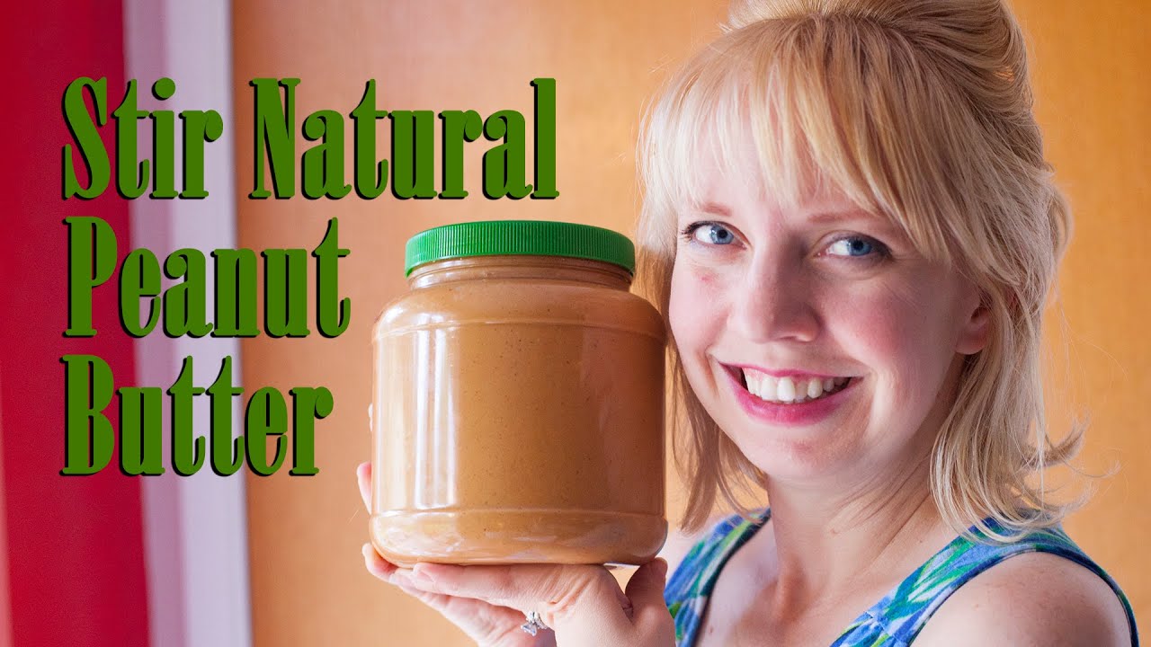 How to Stir Natural Peanut Butter the Easy Way