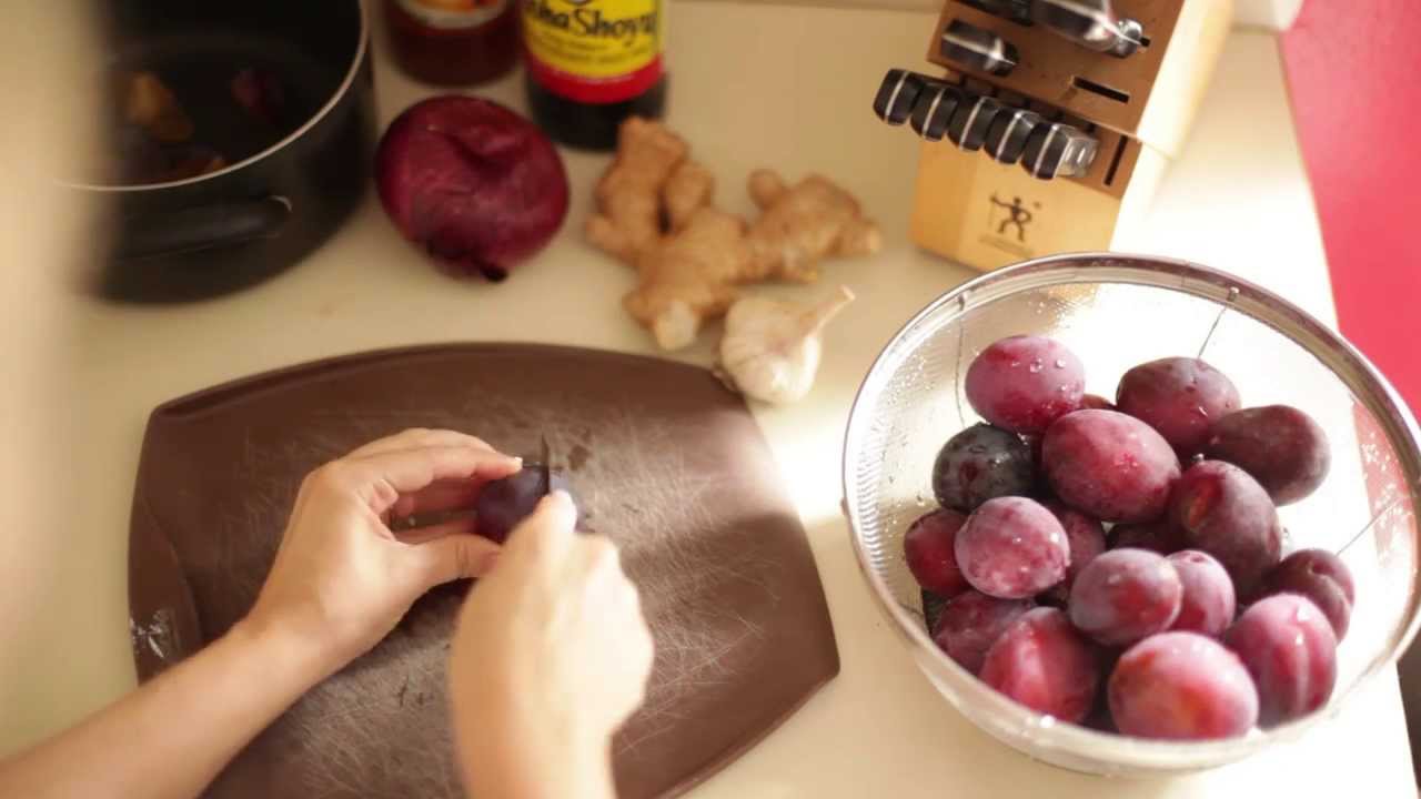 Homemade Chinese Plum Sauce with Baby Corban