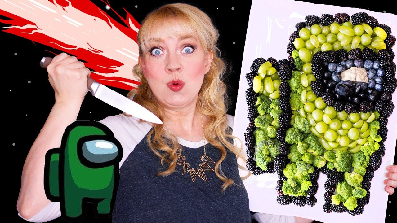 Turning Fruit and Veggies into AMONG US Green | It's easier than you think!