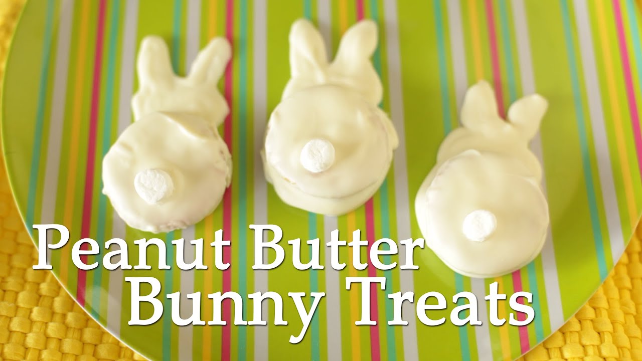 Peanut butter cracker bunny treats