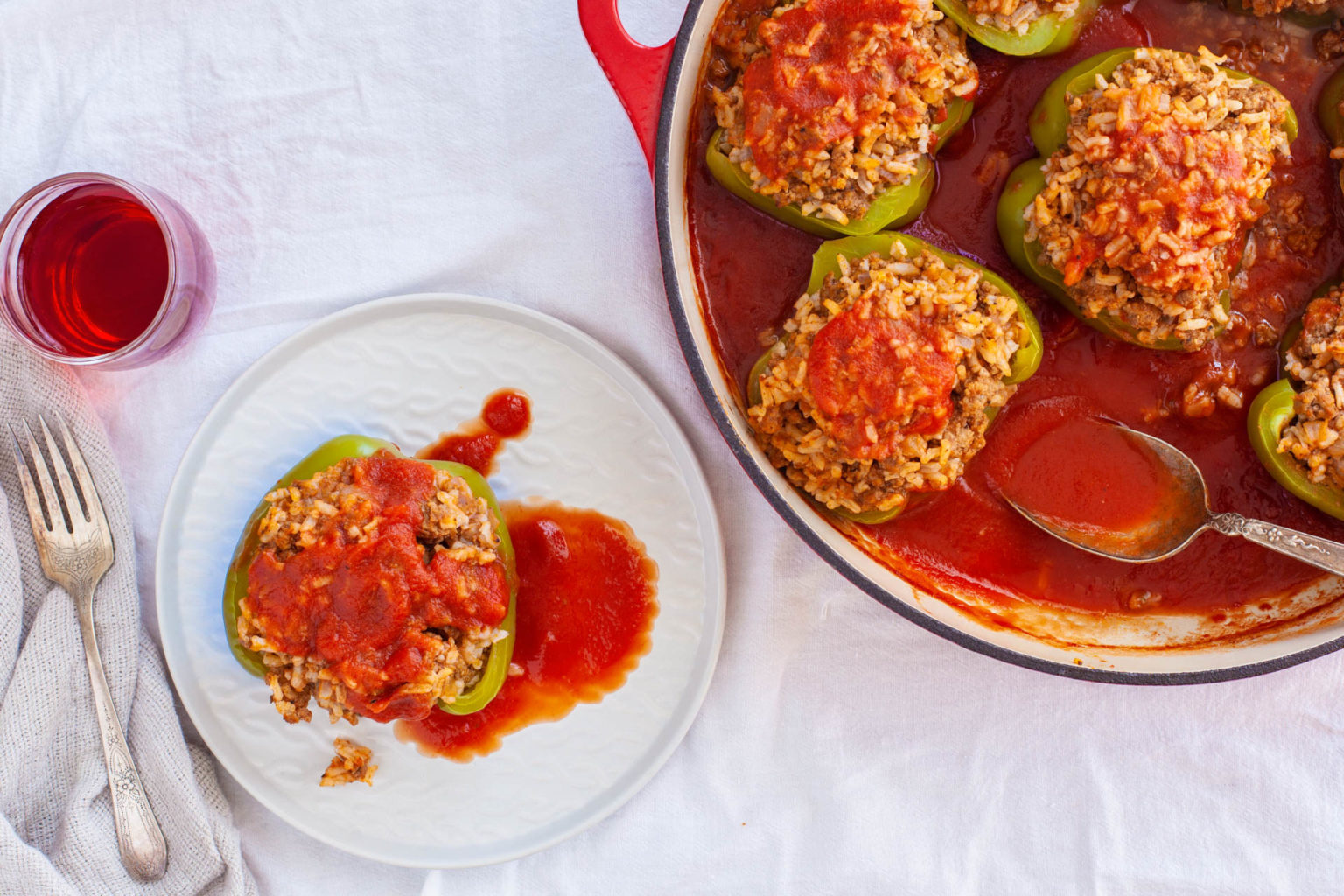 Old Fashioned Stuffed Bell Peppers Recipe - Eating Richly