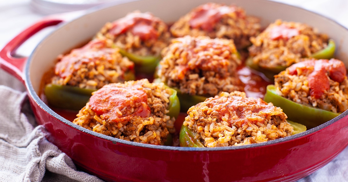 Old Fashioned Stuffed Bell Peppers Recipe Eating Richly