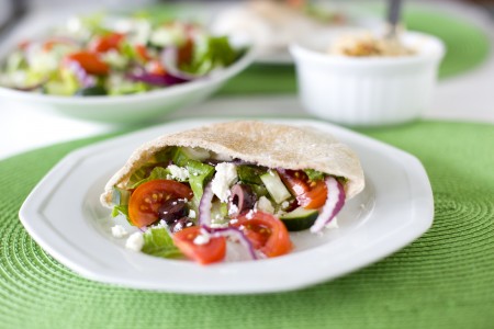 Greek-Salad-Sandwich