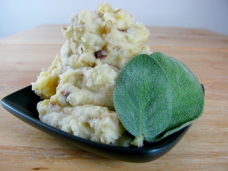brown butter sage mashed potatoes