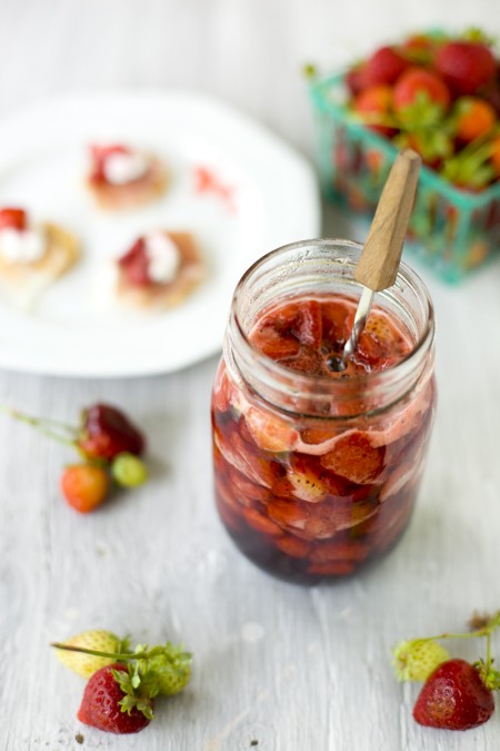 This strawberry conserve recipe is a soft set jam with whole berries and a great way to preserve summer's strawberries. You won't believe how easy it is! From EatingRichly.com
