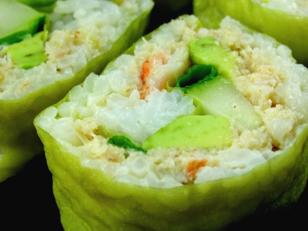 Spicy Dungeness Crab Sushi Roll