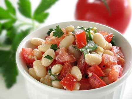 White Bean and Tomato Salad Recipe