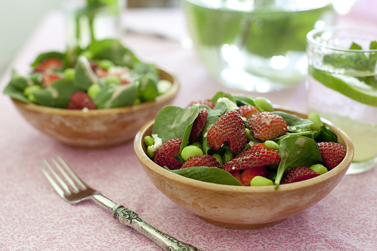 strawberry-edamame-salad