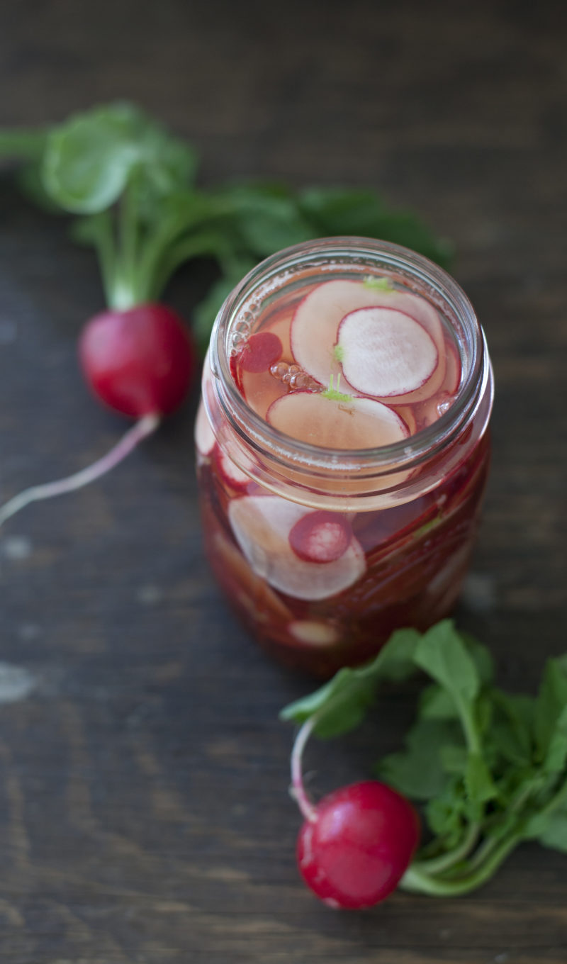 Wanna know how to quick pickle radishes? This step by step video and recipe will give you pickled radishes in just 20 minutes!