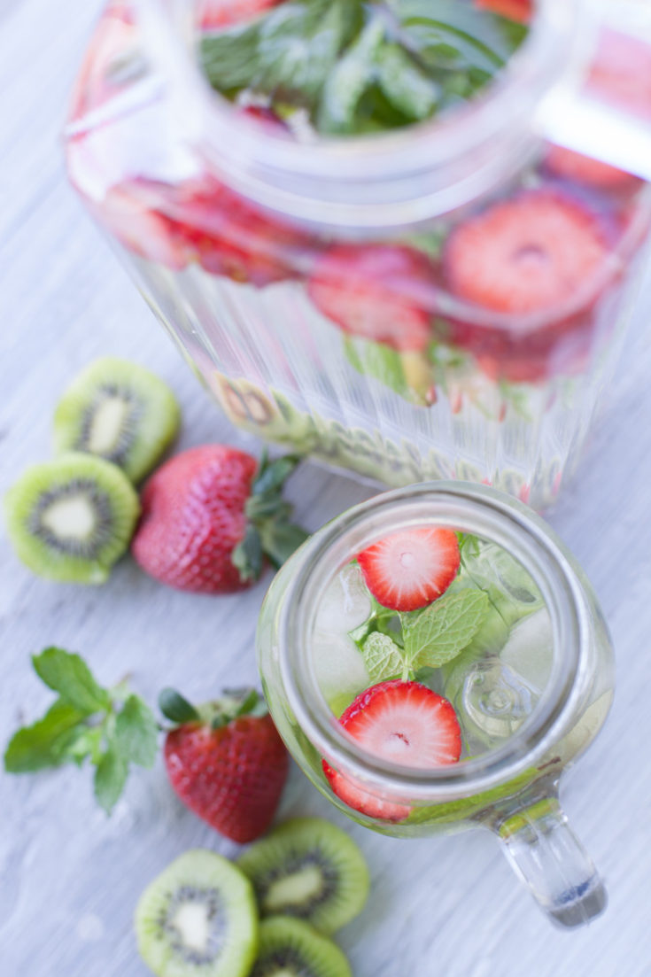 Strawberry Kiwi Water Recipe and the Health Benefits of Infused Water
