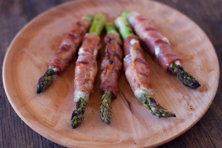 Goat Cheese Stuffed Prosciutto Wrapped Asparagus Recipe