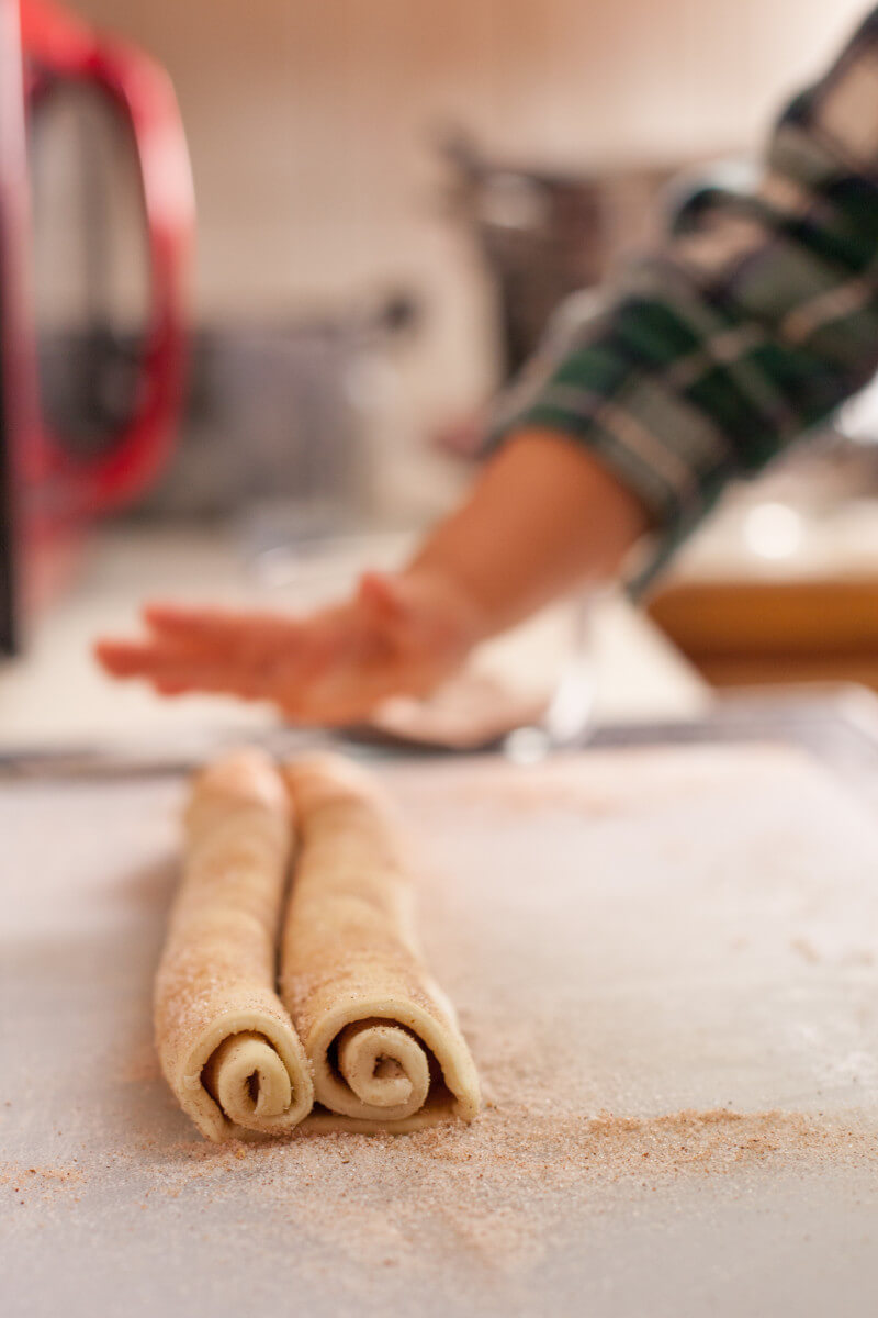 Palmiers are easy French pastries made from puff pastry dough. So simple, my toddler demonstrates how to make them. Try this recipe with your kids today! Part of #MiniChefMondays on EatingRichly.com