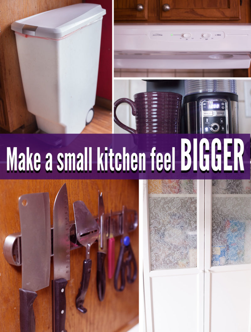 These 5 items can help small kitchens feel SO much bigger. #2 was a game changer for us! EatingRichly.com