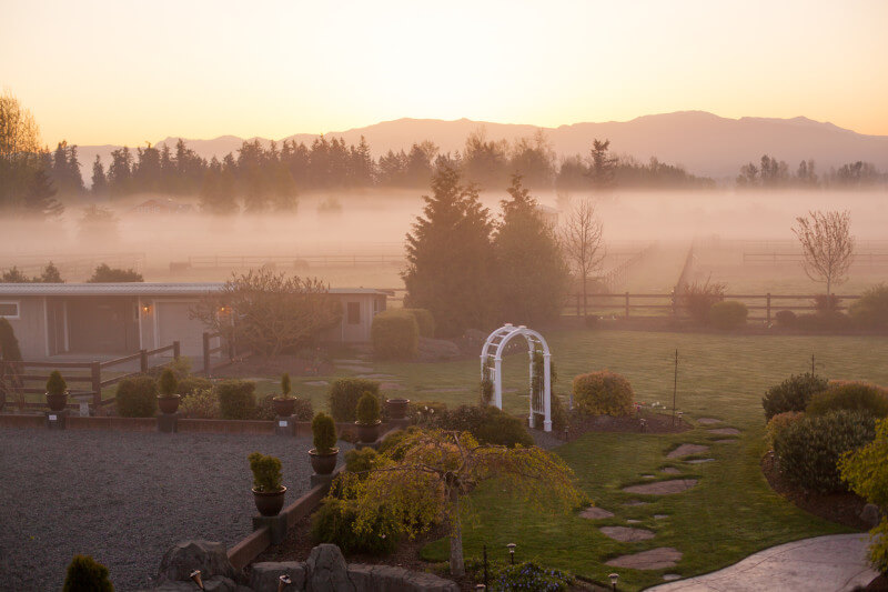 Gorgeous views at wedding venue Mountain View Manor in Enumclaw, Washington. Check out all the details of our awesome, all expense paid blogger work retreat! #InvigorateRetreat 