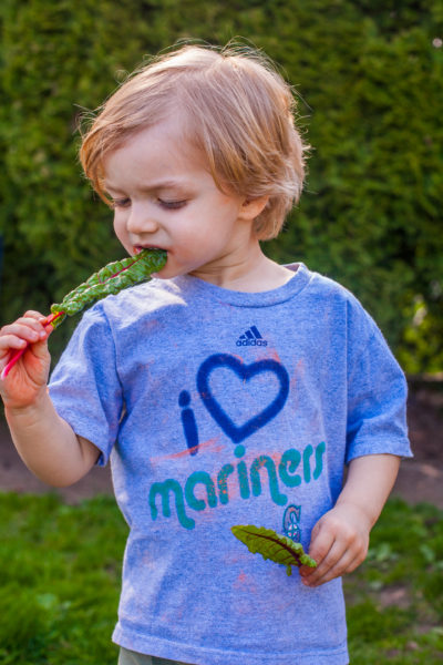 Teach your kids to love cooking and eating healthy food by getting them in the garden. Get more tips for growing a kids' vegetable garden at EatingRichly.com