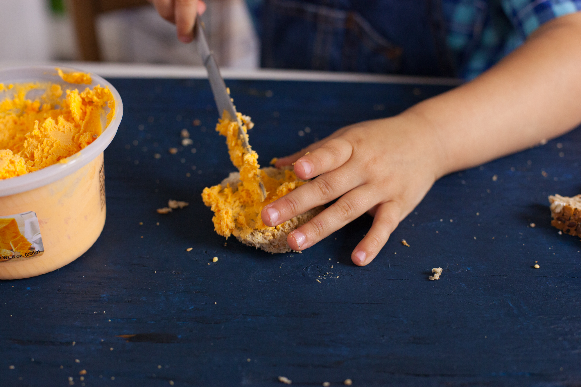 easy-halloween-breakfast-for-kids-jack-o-lantern-toast-eating-richly