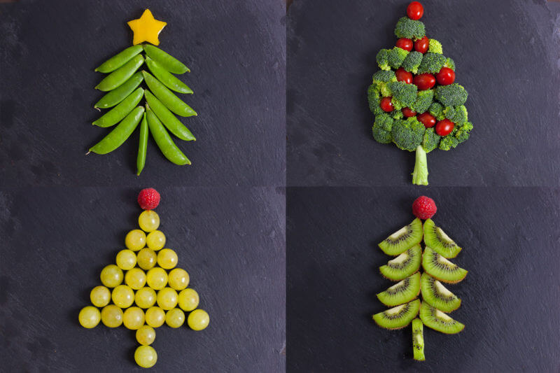 These easy Christmas snacks look like cute little Christmas trees, and are a fun way to get your kids eating healthy snacks during the holidays. From EatingRichly.com