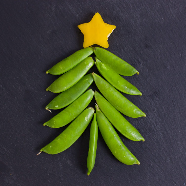 These easy Christmas snacks look like cute little Christmas trees, and are a fun way to get your kids eating healthy snacks during the holidays. From EatingRichly.com