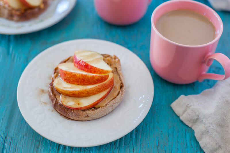 Try this super easy, grab-and-go, healthy breakfast english muffin recipe. It will keep you energized through the morning mayhem. From EatingRichly.com