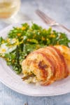 A few simple ingredients, in a beautiful presentation, make bacon and chicken wrapped asparagus perfect for a holiday dinner, or everyday meal. From EatingRichly.com