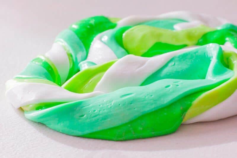 This sensory slime promises HOURS of fun for your toddler or sensory loving kid. From EatingRichly.com