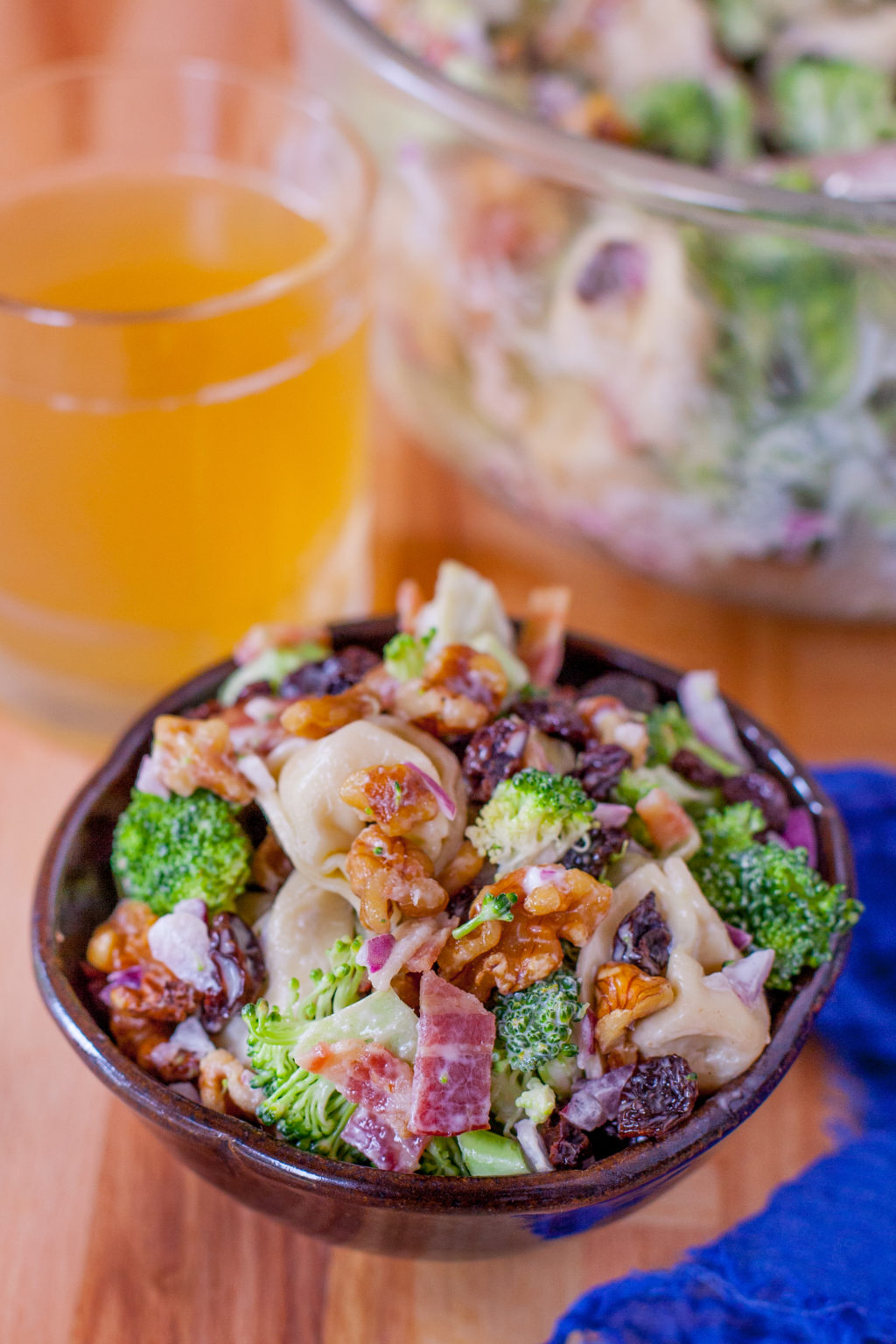 Broccoli Tortellini Salad Recipe is a Complete Meal - Eating Richly