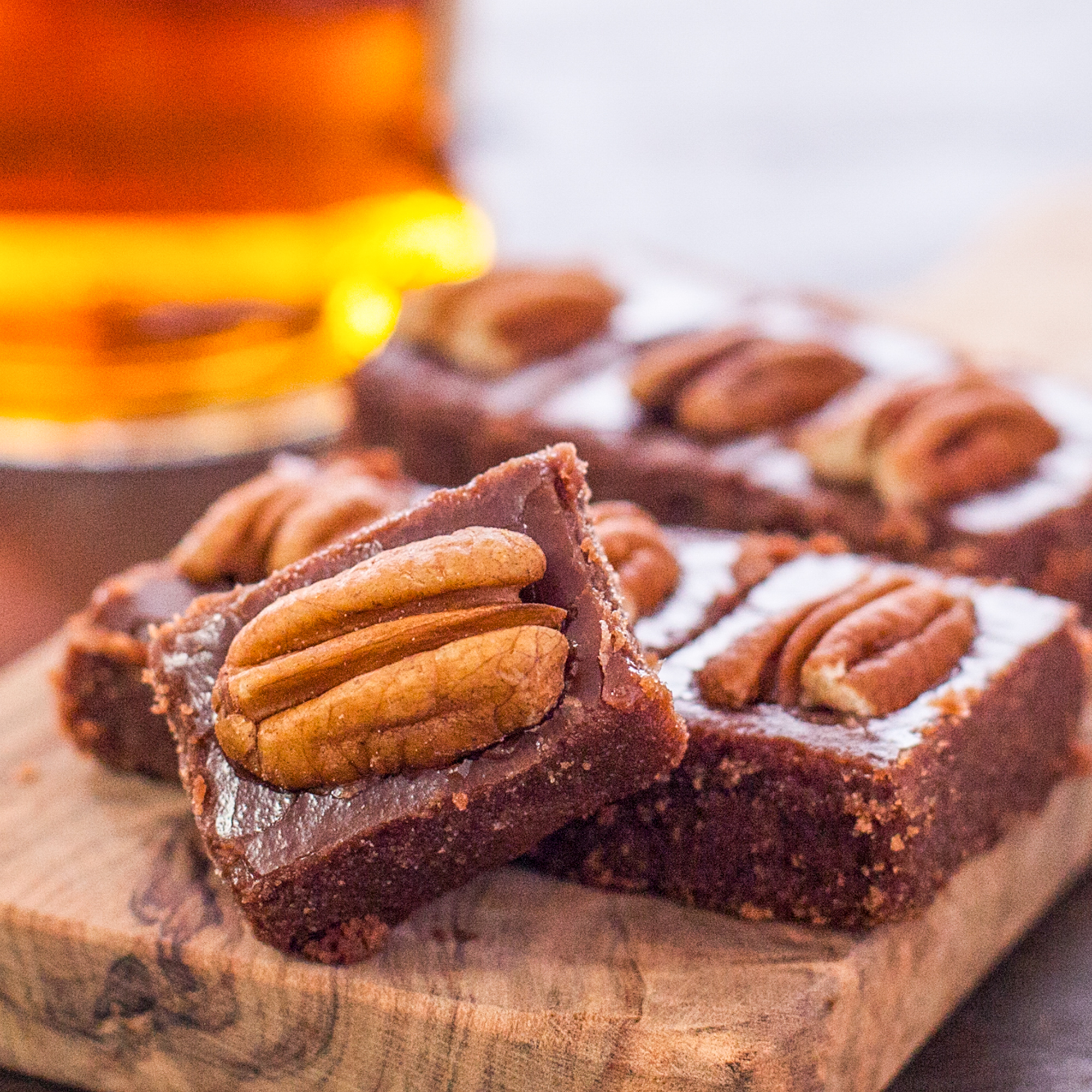 Pecan Bourbon Fudge Recipe is a Boozy Fudgy Treat! Eating Richly