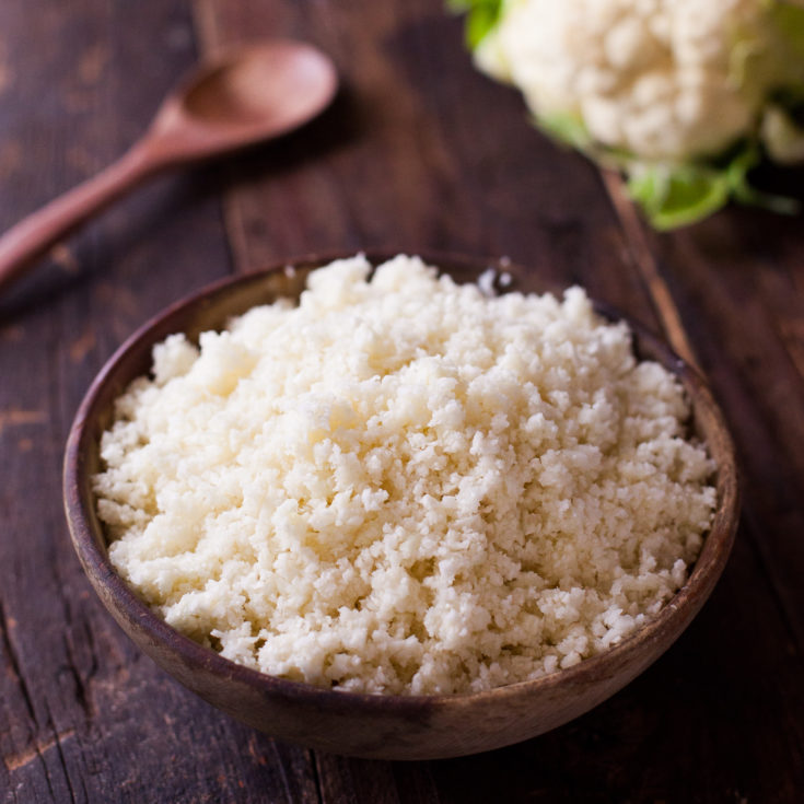 cauliflower rice bowl