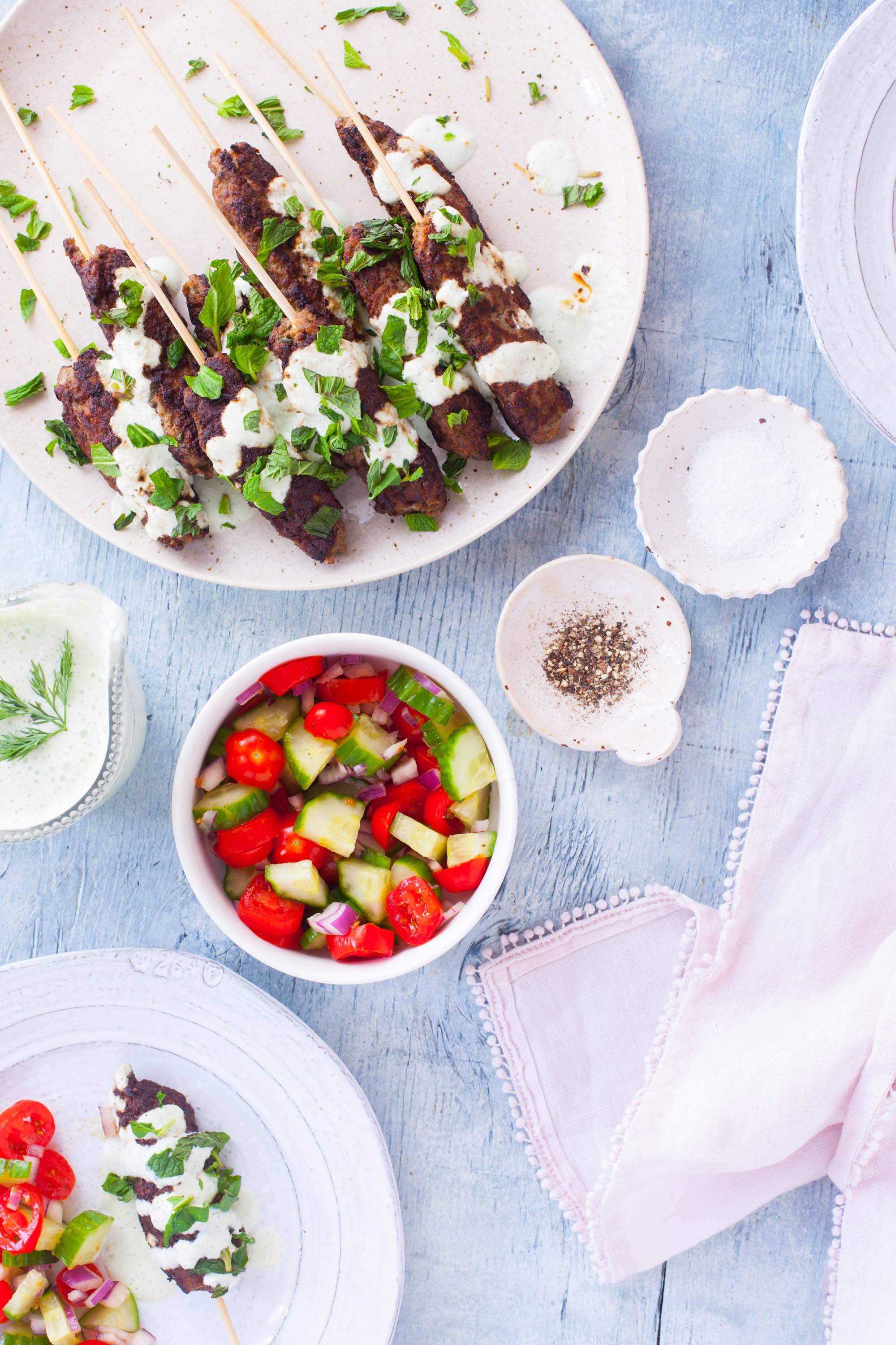 Ground Lamb Kofta Recipe with Surprise Serving of Veggies