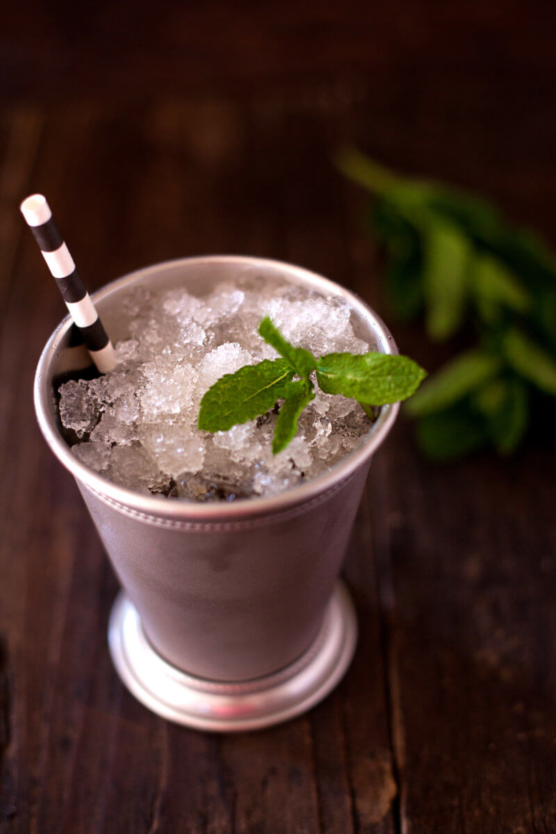 Mint Julep in silver julep cup