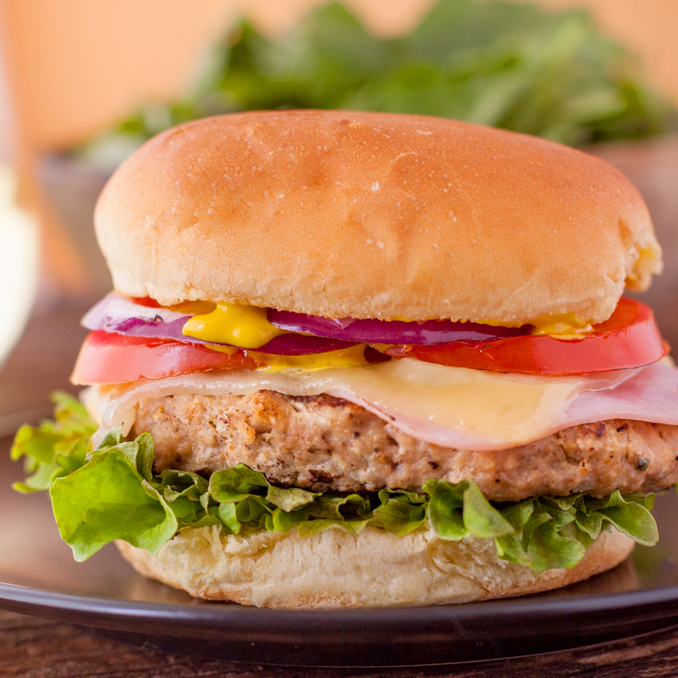 Chicken Burger Cordon Bleu Recipe is a Family Favorite in Burger Form
