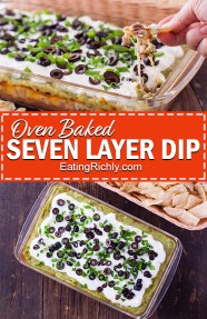 7 Layer Dip Recipe Baked In The Oven Is Crazy Good Eating Richly
