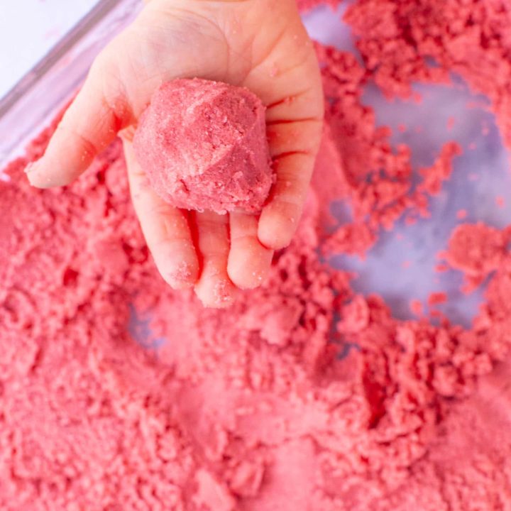 Kinetic Sand Recipe Perfect for Sensory Play - Eating Richly