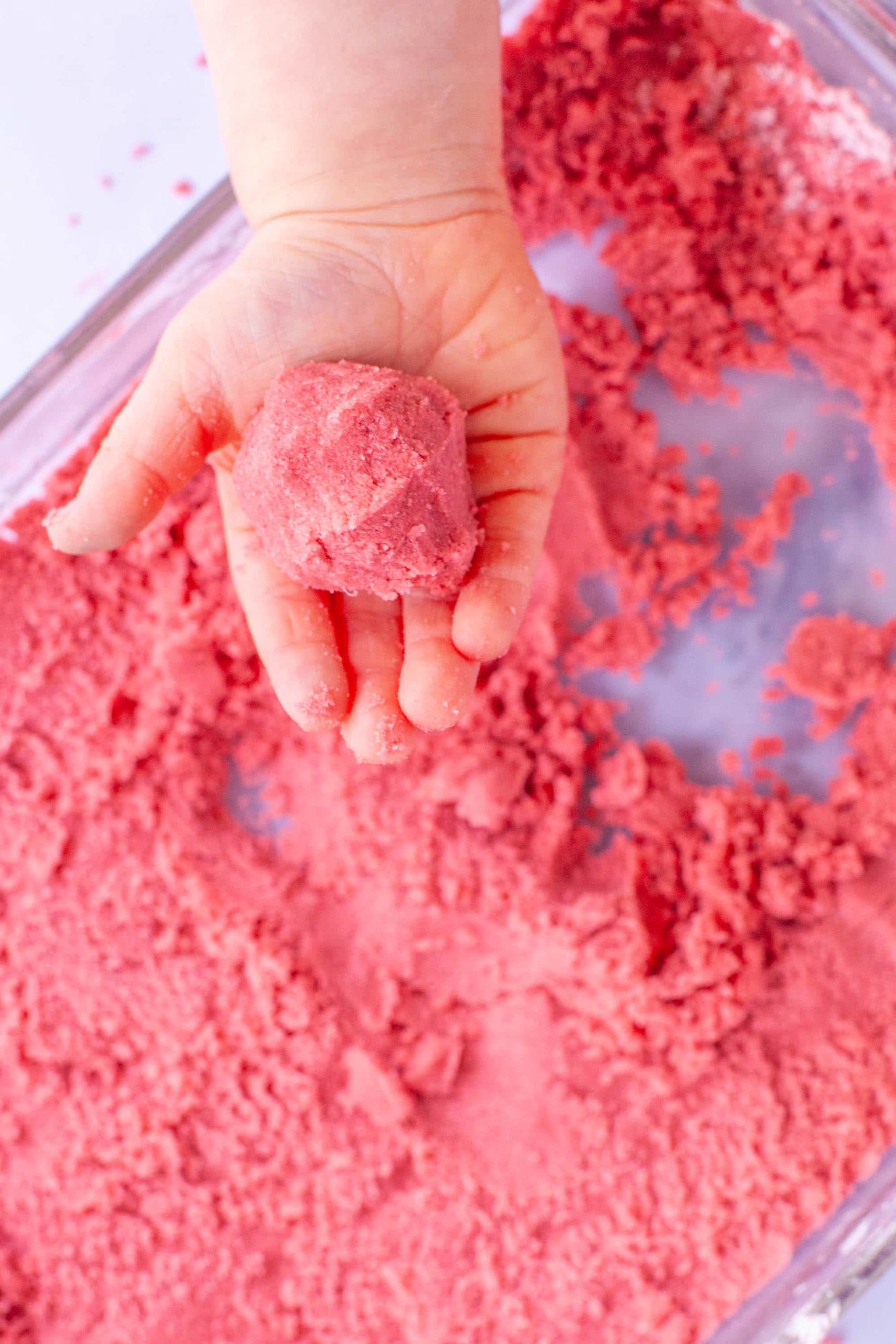Kinetic Sand Recipe Perfect for Sensory Play - Eating Richly