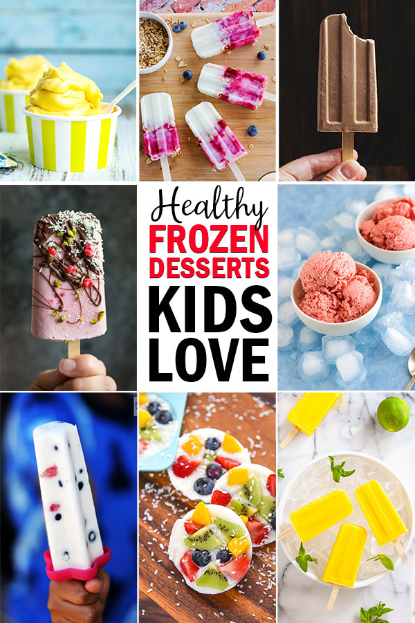 Healthy frozen dessert ideas for kids!