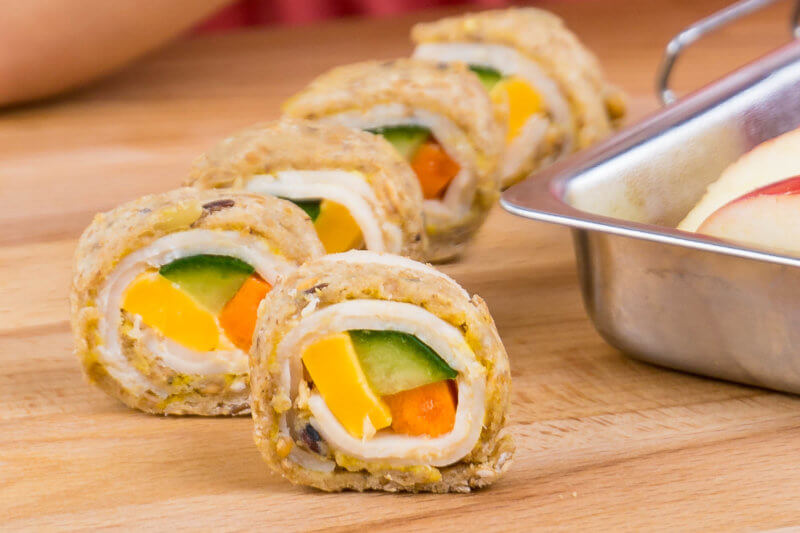 Sandwich Sushi Kids Lunch