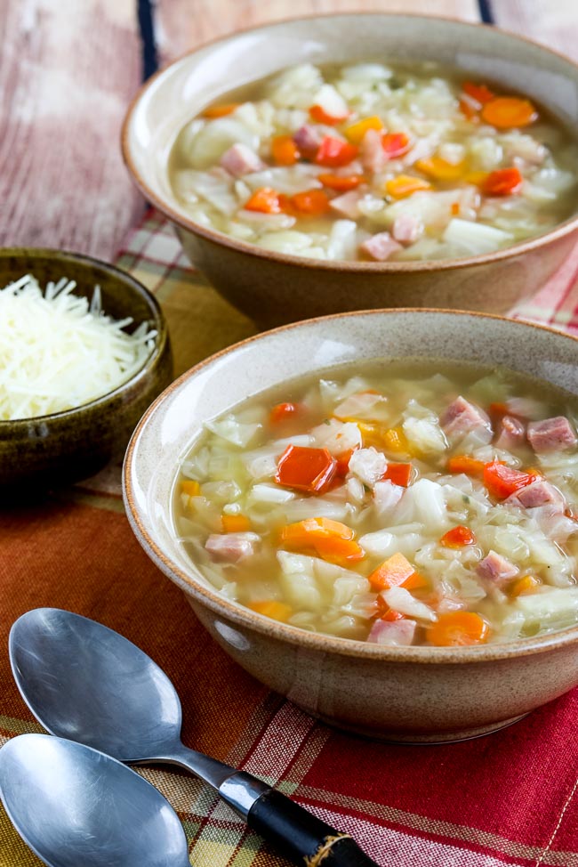 Low Carb Ham and Cabbage Instant Pot Soup Recipe