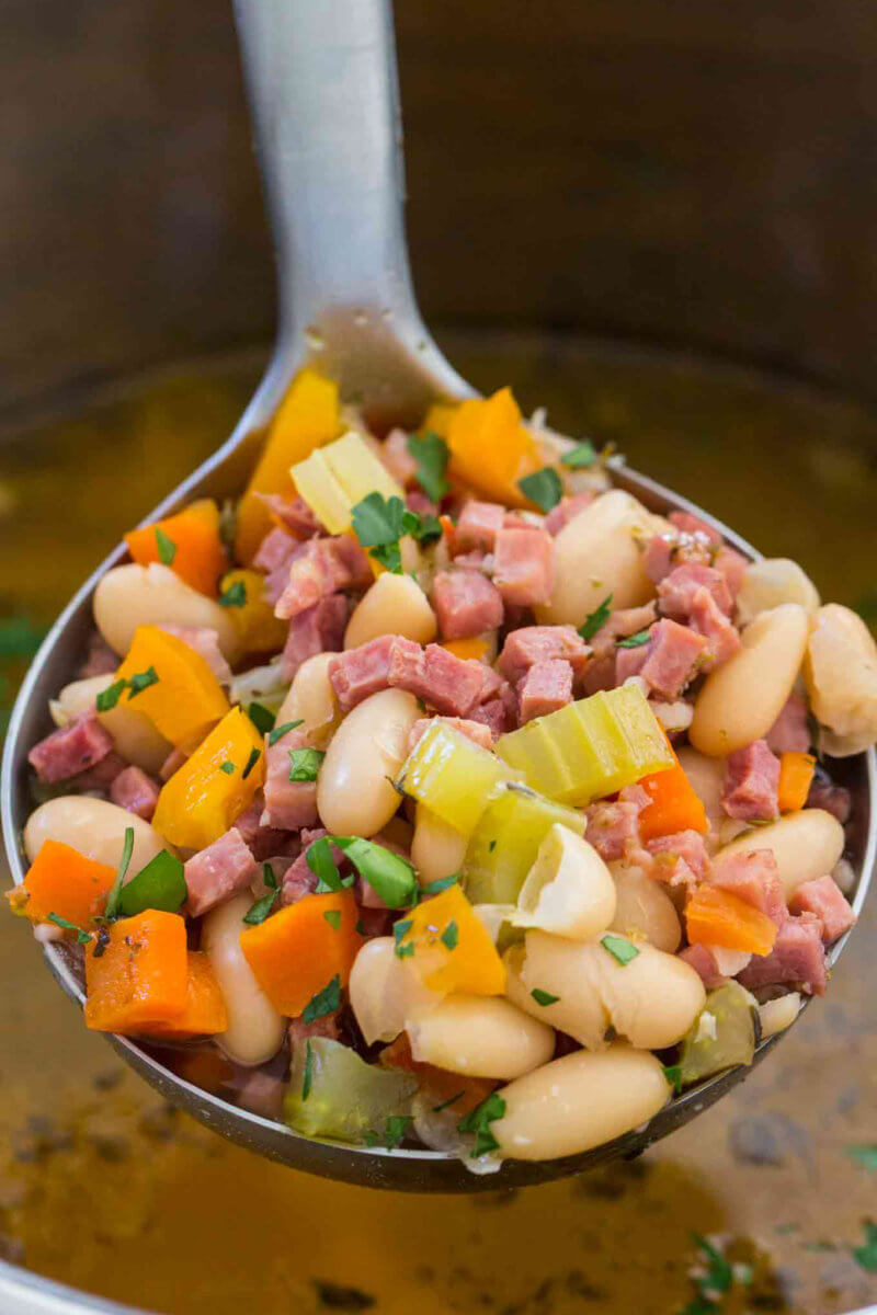 Instant Pot Ham and Bean Instant Pot Soup Recipe