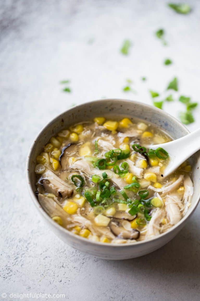 Vietnamese Chicken Corn Instant Pot Soup Recipe