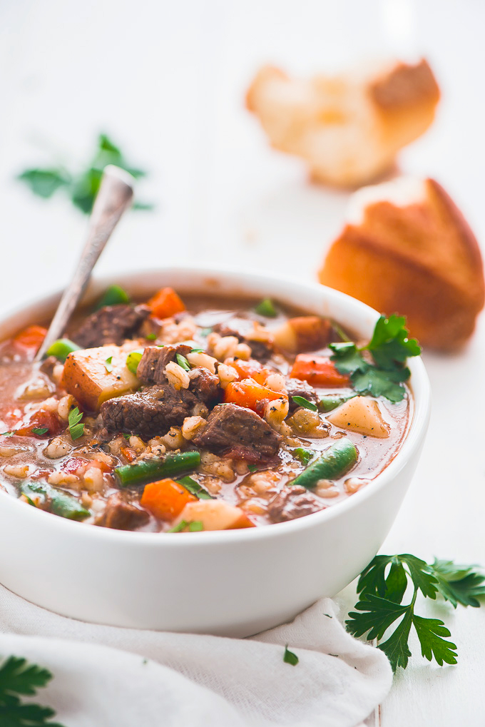 Beef and Barley Instant Pot Soup Recipes