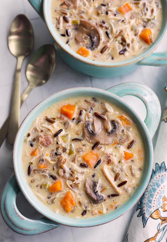 Instant Pot Wild Rice Soup with Chicken Instant Pot Soup Recipes