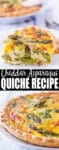 Asparagus Quiche Brunch Recipe