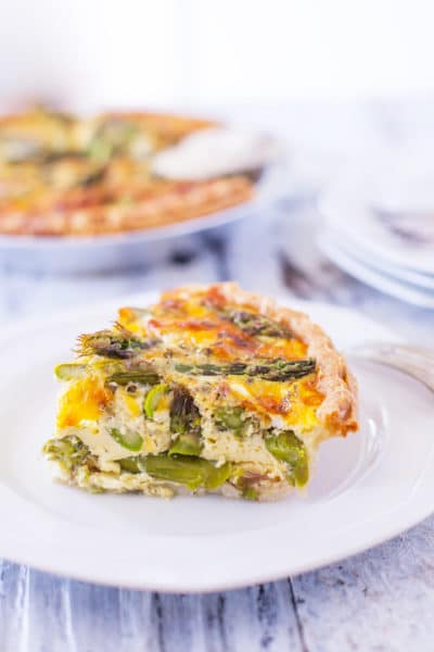 Easter Brunch with Asparagus Quiche