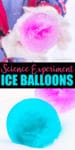Take your snow play up a notch with colorful ice balloons. They're fun to play with and an easy science experiment for teaching kids how water turns to ice.