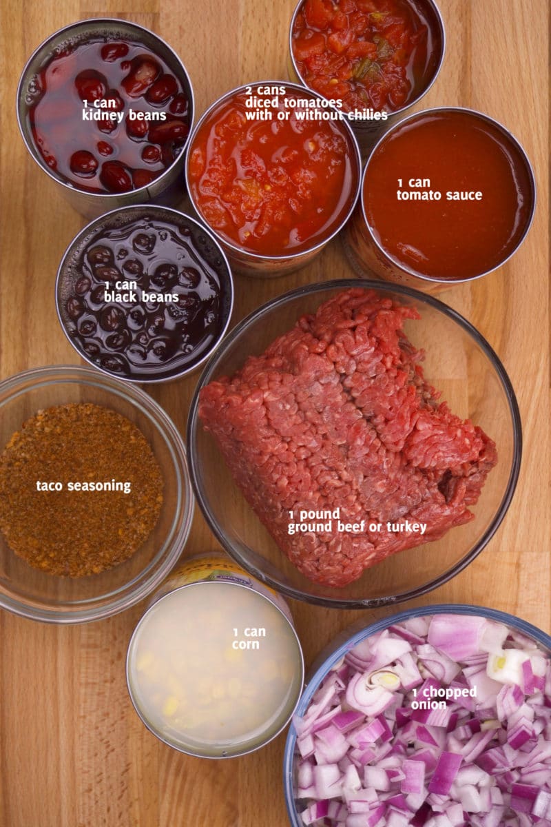 Taco Soup Ingredients