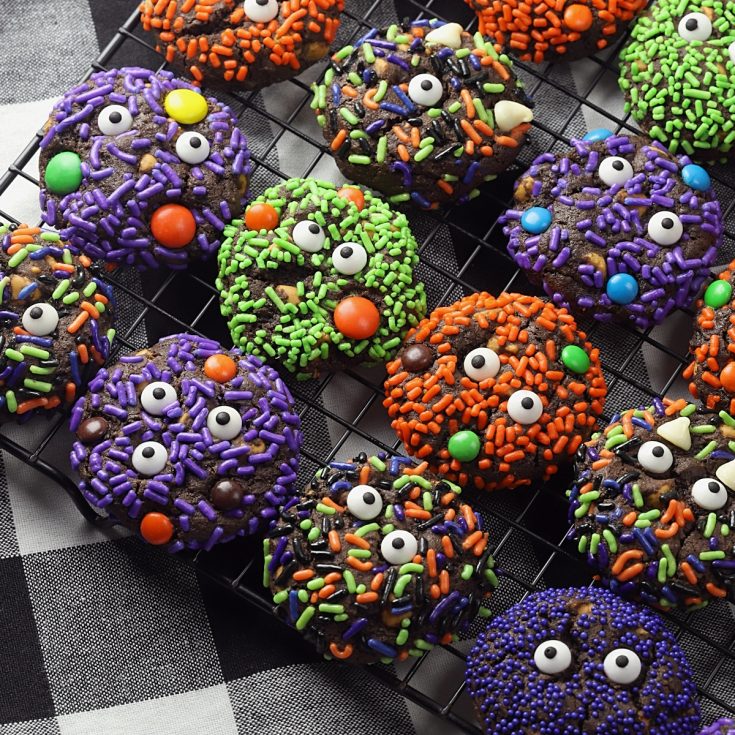Image for Chocolate Butterscotch Chip Halloween Cookies