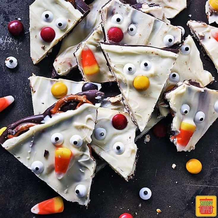 Image for Halloween Chocolate Bark Recipe